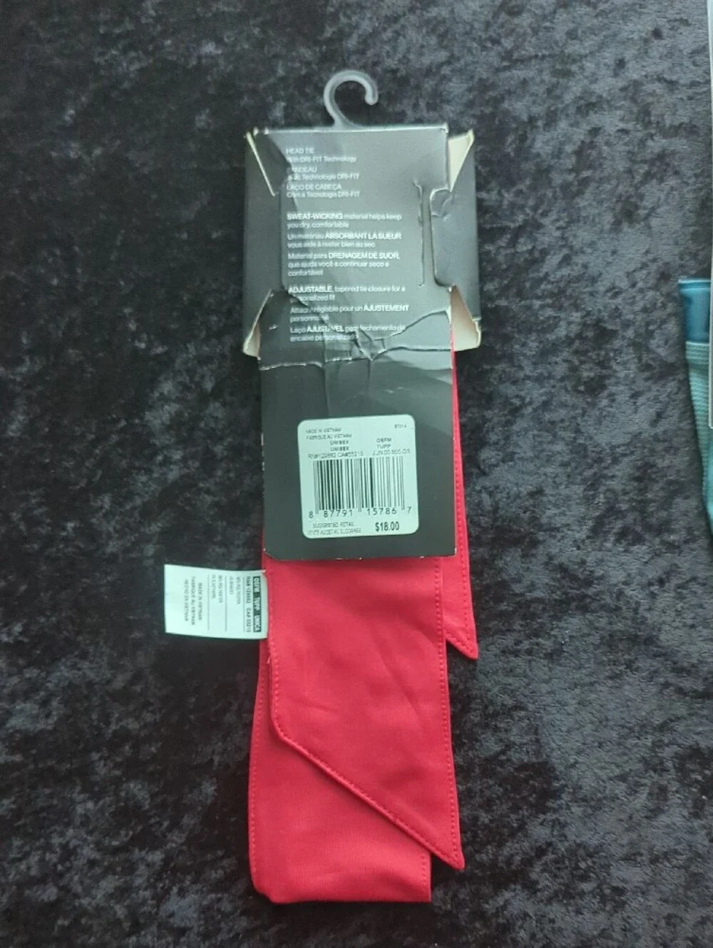 NWT Jordan Dri-FIT Head Tie Red Unisex Tie Headband Jumpman